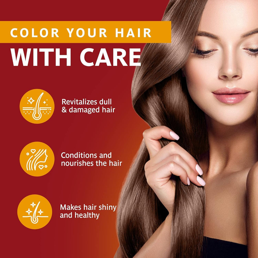 Surya Brasil Henna marrón claro crema, aplicación fácil para color homogéneo.