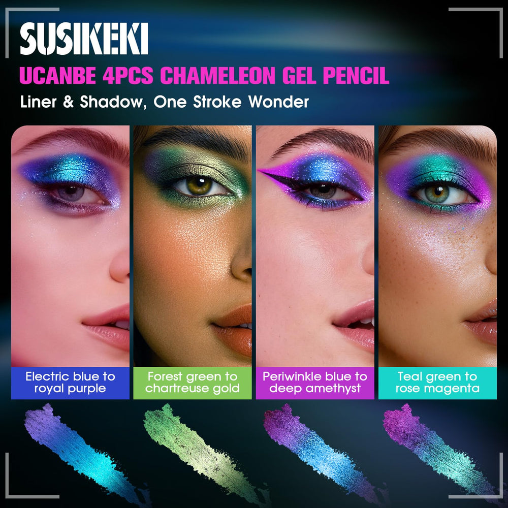SUSIKEKI creamy gel texture delivers smooth glide for precise day-to-night looks.