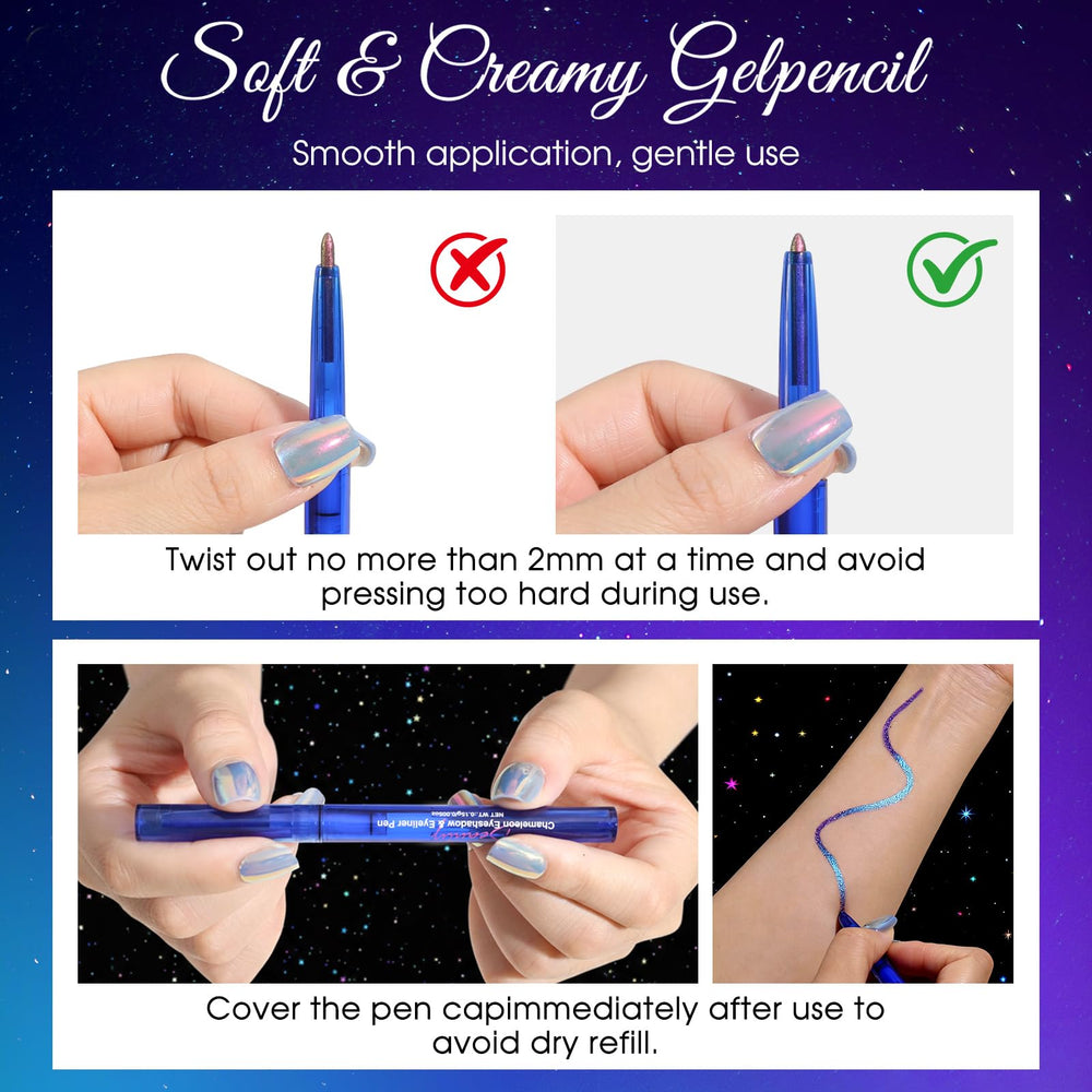 SUSIKEKI day-to-night look with versatile eyeliner-to-eyeshadow tool for multi-dimensional glamour.
