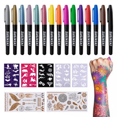 SUSIKEKI tattoo markers color palette for bold, skin-safe body art.