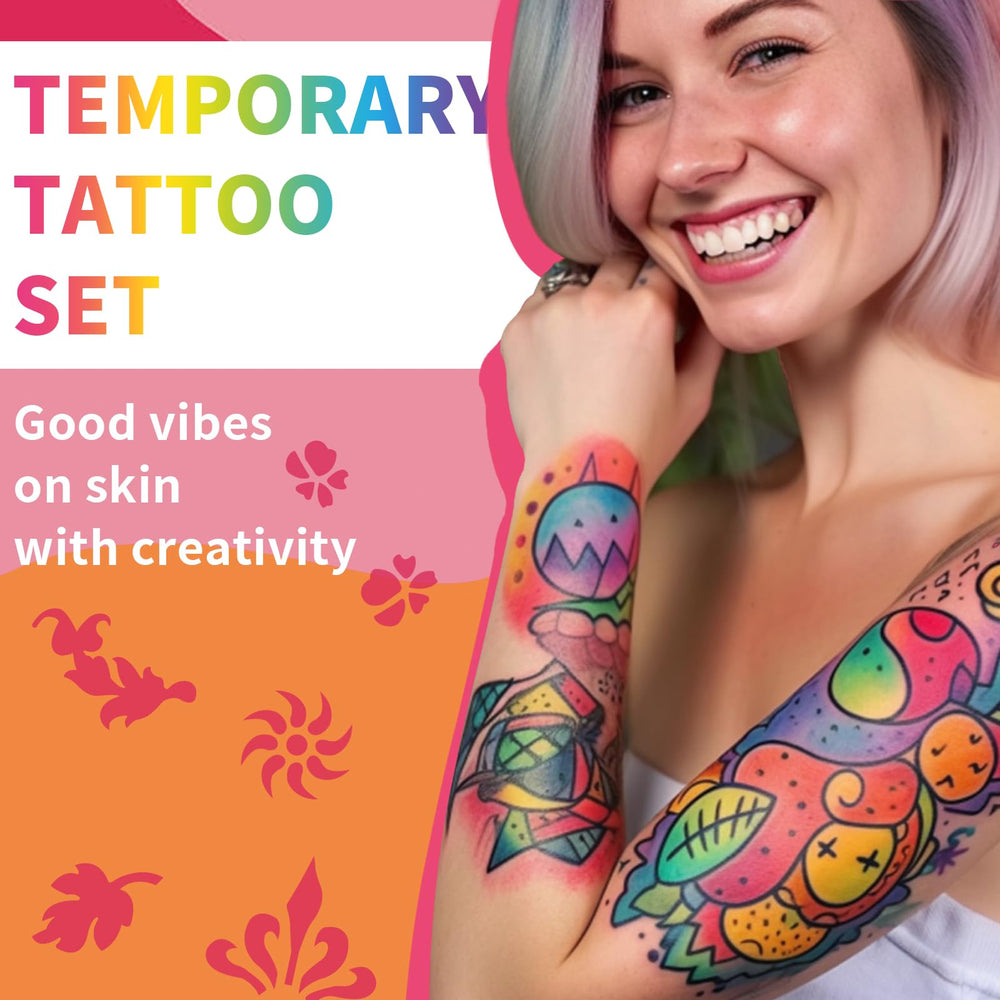 SUSIKEKI henna-vibe stencils create intricate patterns for festival looks.