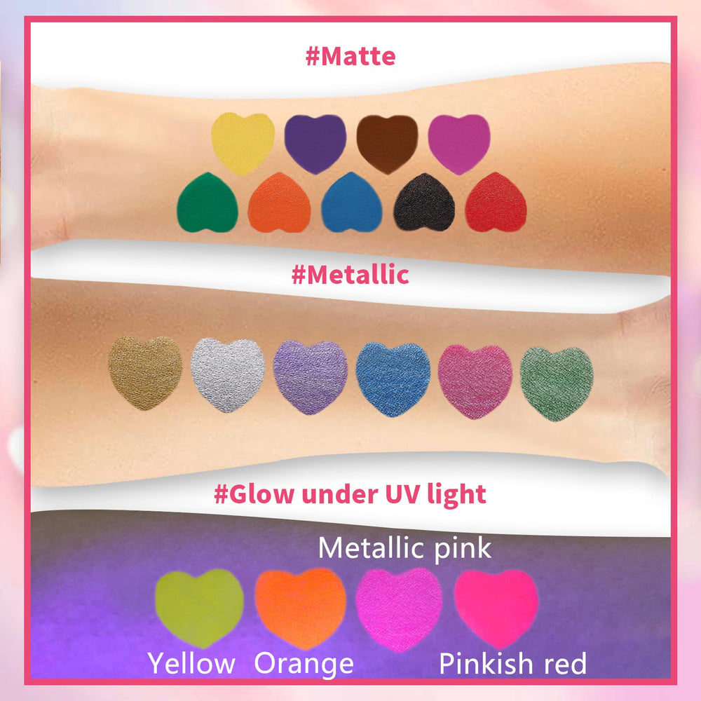 SUSIKEKI UV-reactive colors glow under blacklight for nightlife looks.