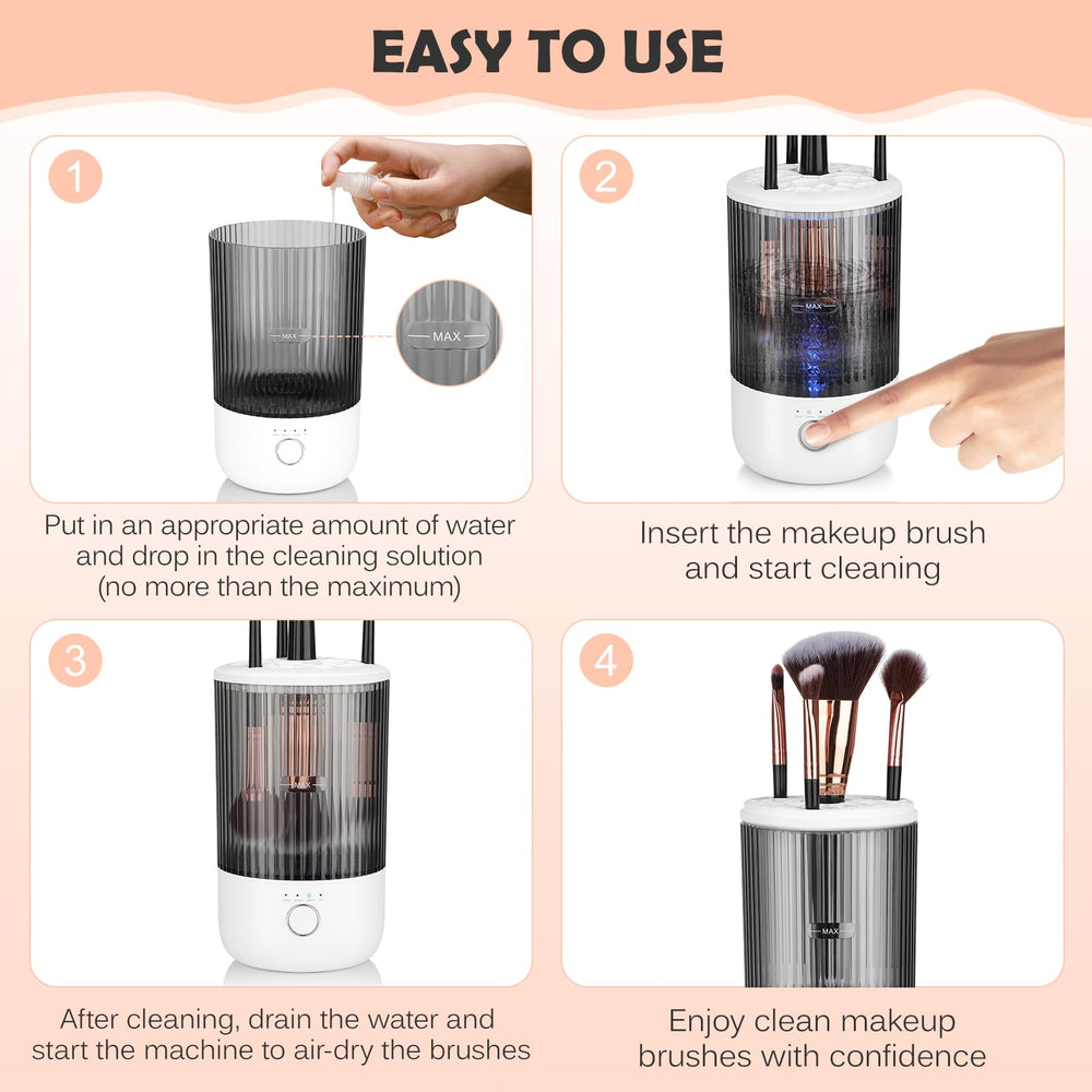 Suteng brush cleaner for beauty eggs and powder puffs