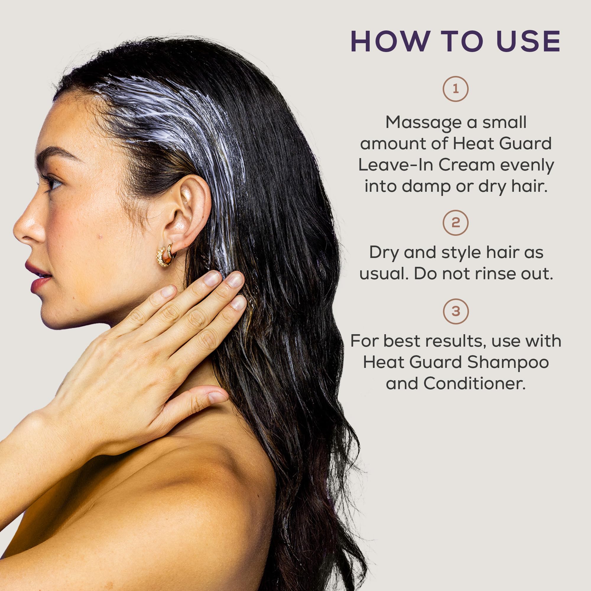 SUTRA Heat Guard is cruelty-free and sulfate-free for clean hair care