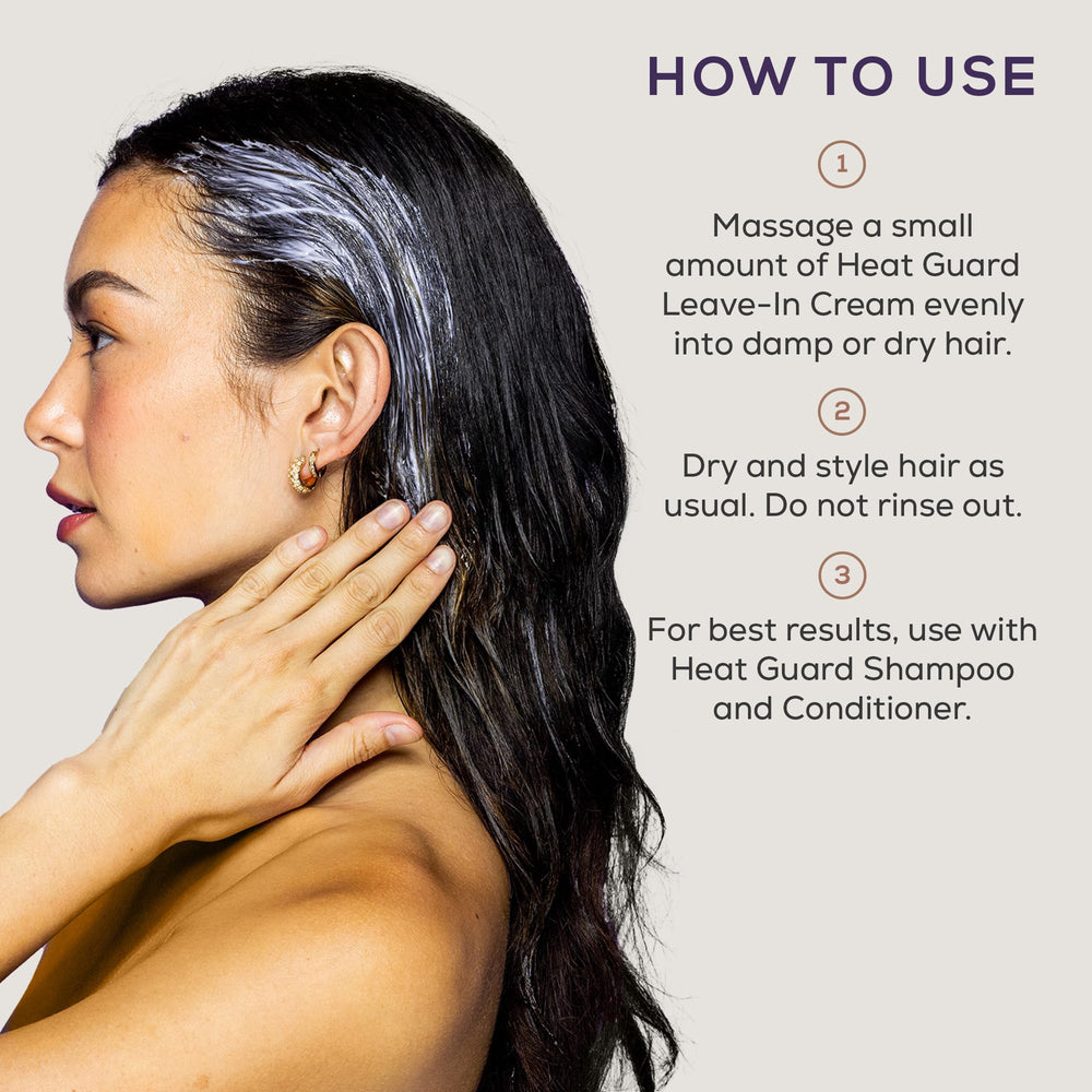 SUTRA Heat Guard is cruelty-free and sulfate-free for clean hair care