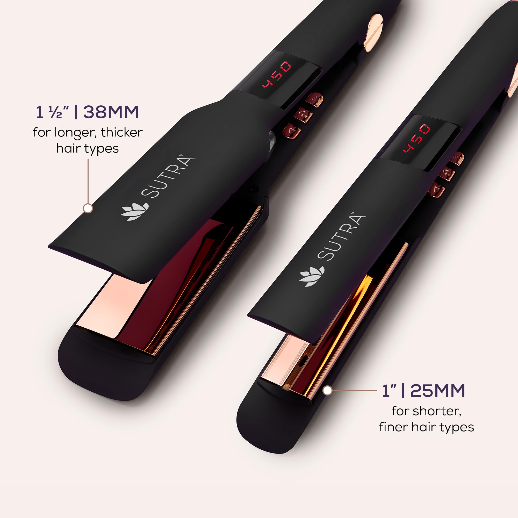 Sutra IR2 shows glossy, frizz-free finish on styled hair