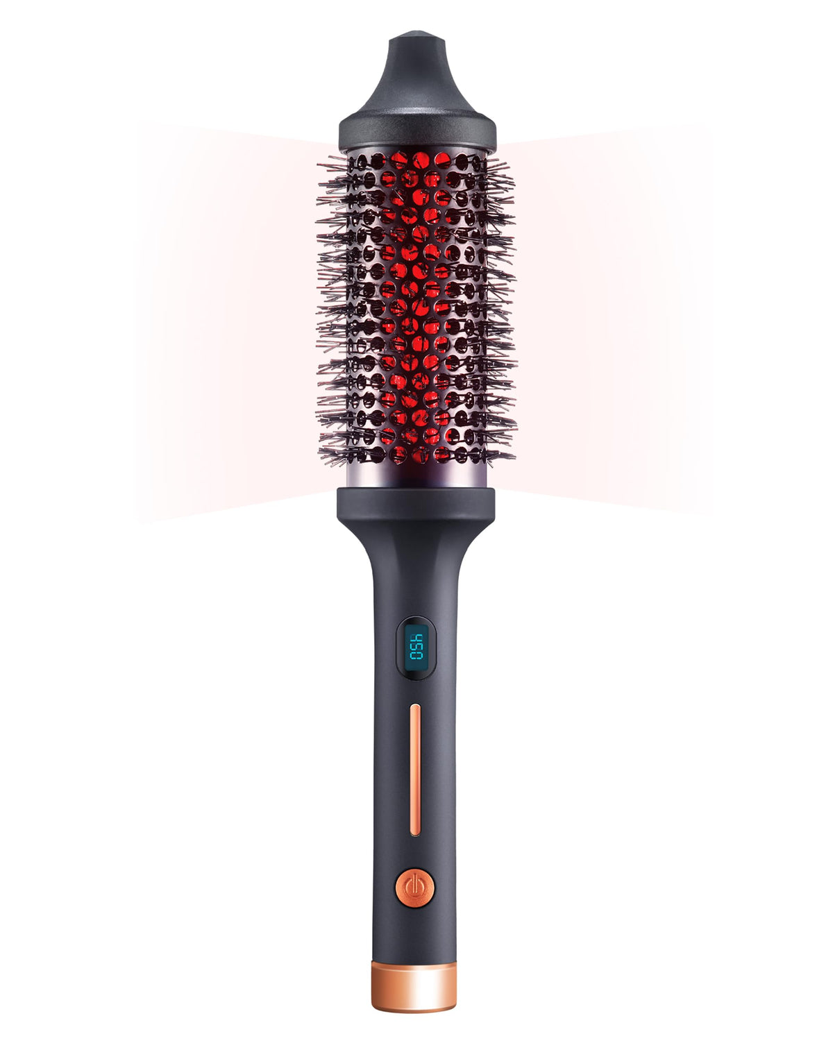 Sutra Thermal Brush front view showing ergonomic design for easy, comfortable styling.