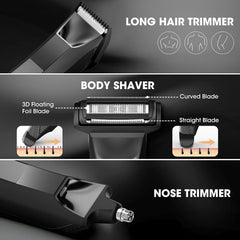 Suttik Manscape 3-in-1 trimmer trims groin, body, and nose hair
