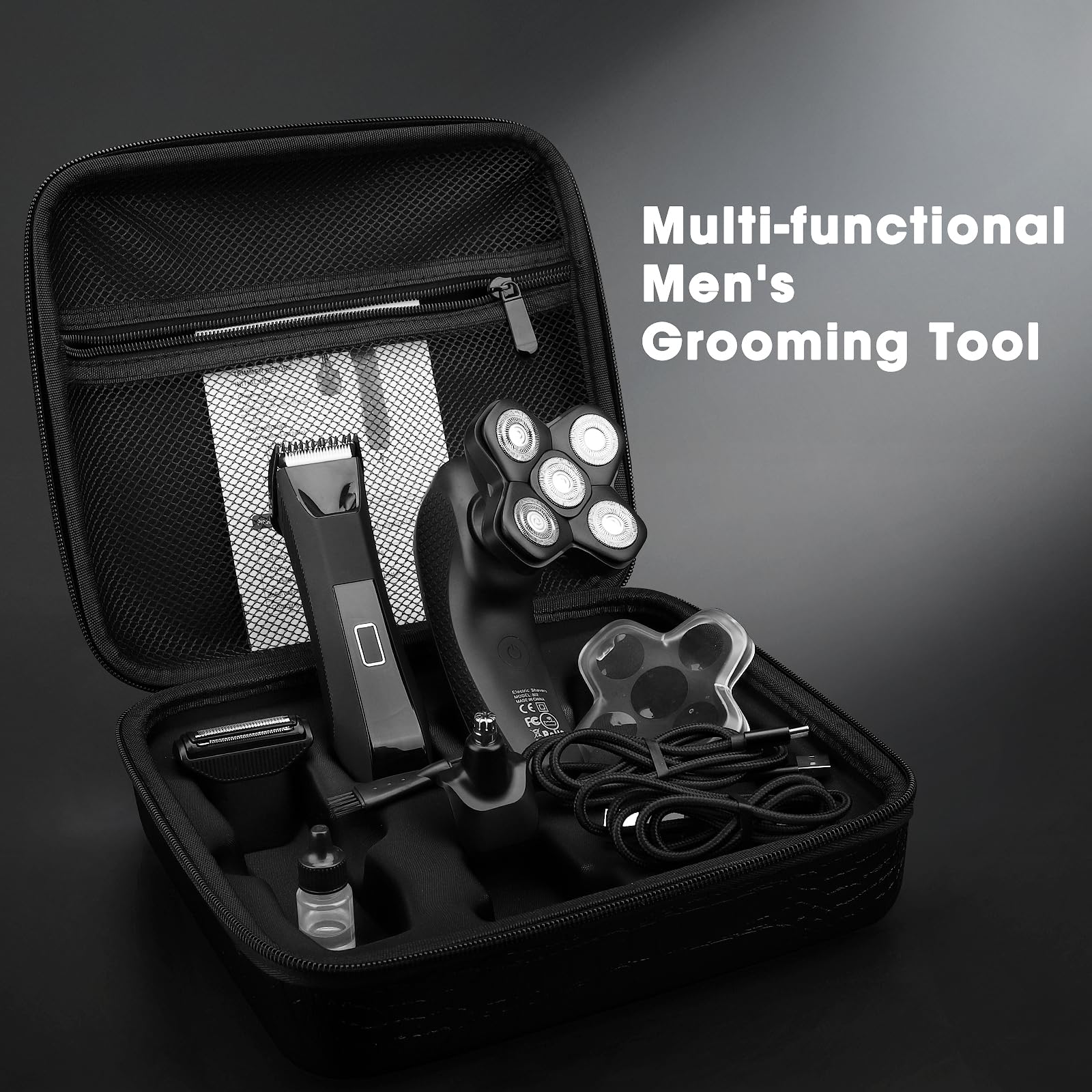 Suttik Manscape easy-clean trimmer head rinses under running water