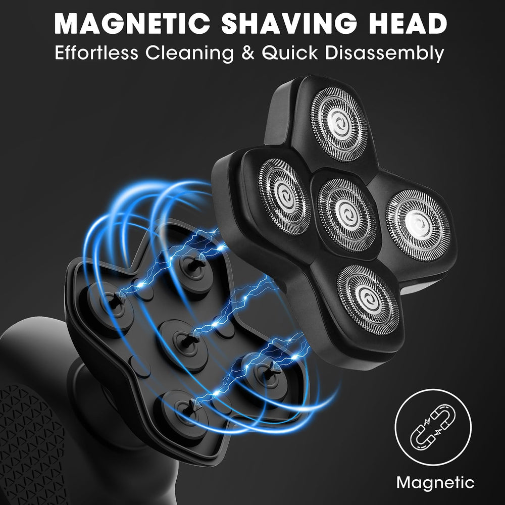 Suttik Manscape upgraded magnetic head enables easy removal and cleaning