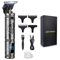 Suttik Ornate Knight trimmer front view, ergonomic design for comfortable grooming.