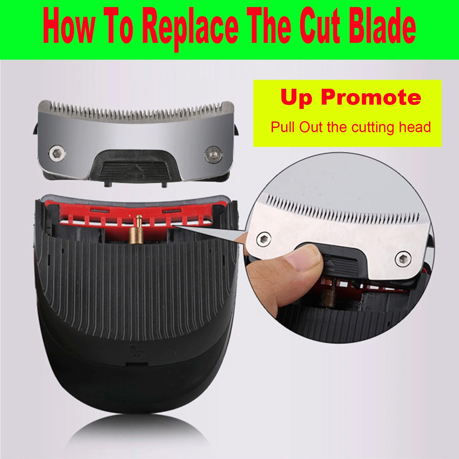 SUYOOULIN hair clipper ergonomic curved handle for comfortable control during trims