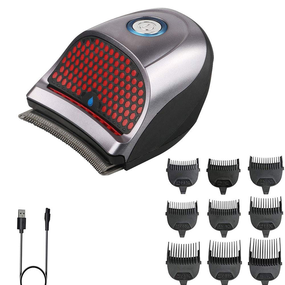 SUYOOULIN hair clipper front view showing compact grooming tool and easy handling
