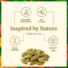 SVA ORGANICS pumpkin seed oil close-up highlights non-greasy texture ideal for skin