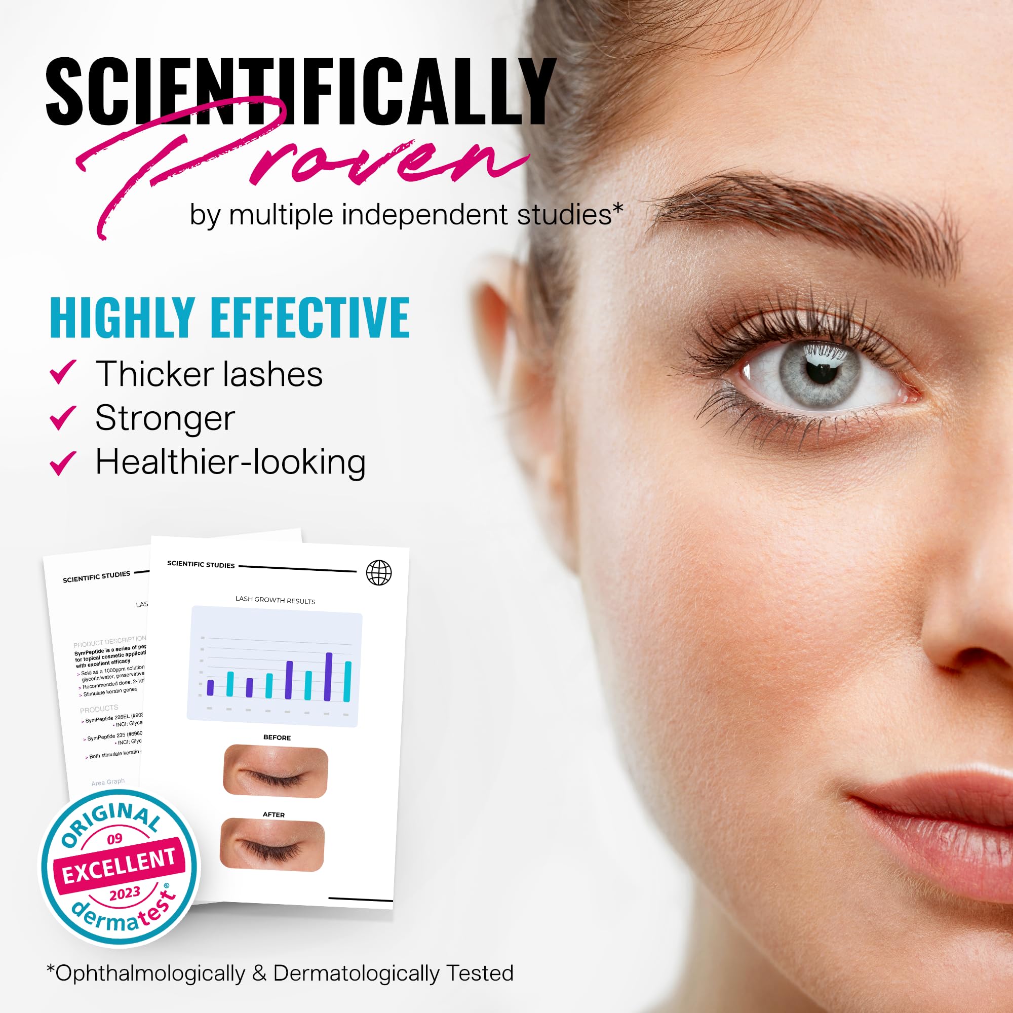 Svenja Walberg Lashcoca serum dispense shows 24-hour care.