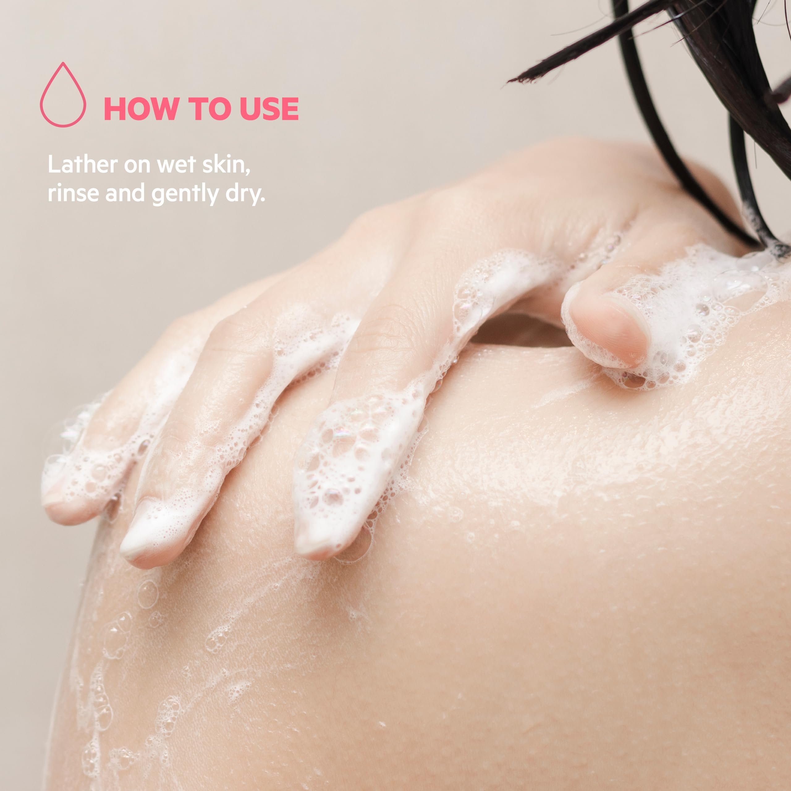 SVR Topialyse Cleansing Balm creamy texture as it applies to skin.