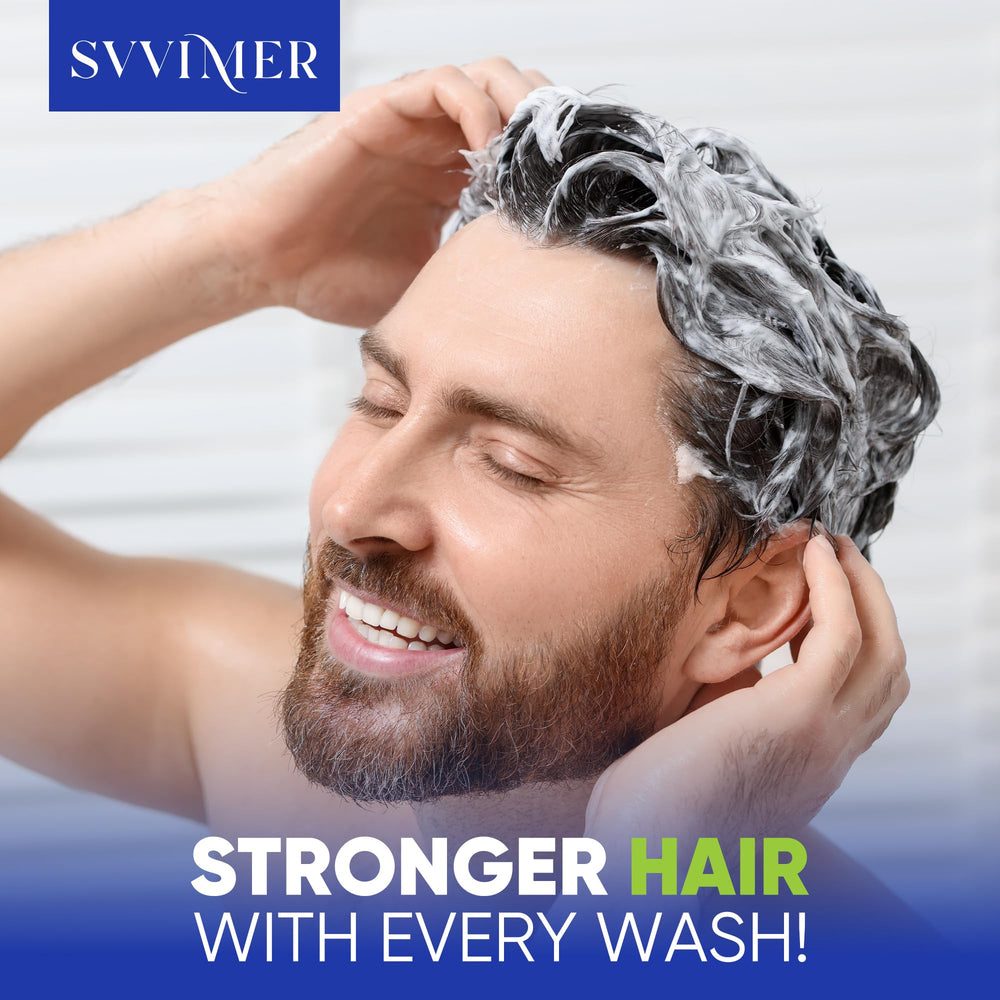 Svvimer all-hair-types image signals compatibility with curly straight or damaged hair