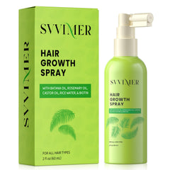 Svvimer Hair Growth Serum Spray bottle for easy daily use and fuller-looking hair.