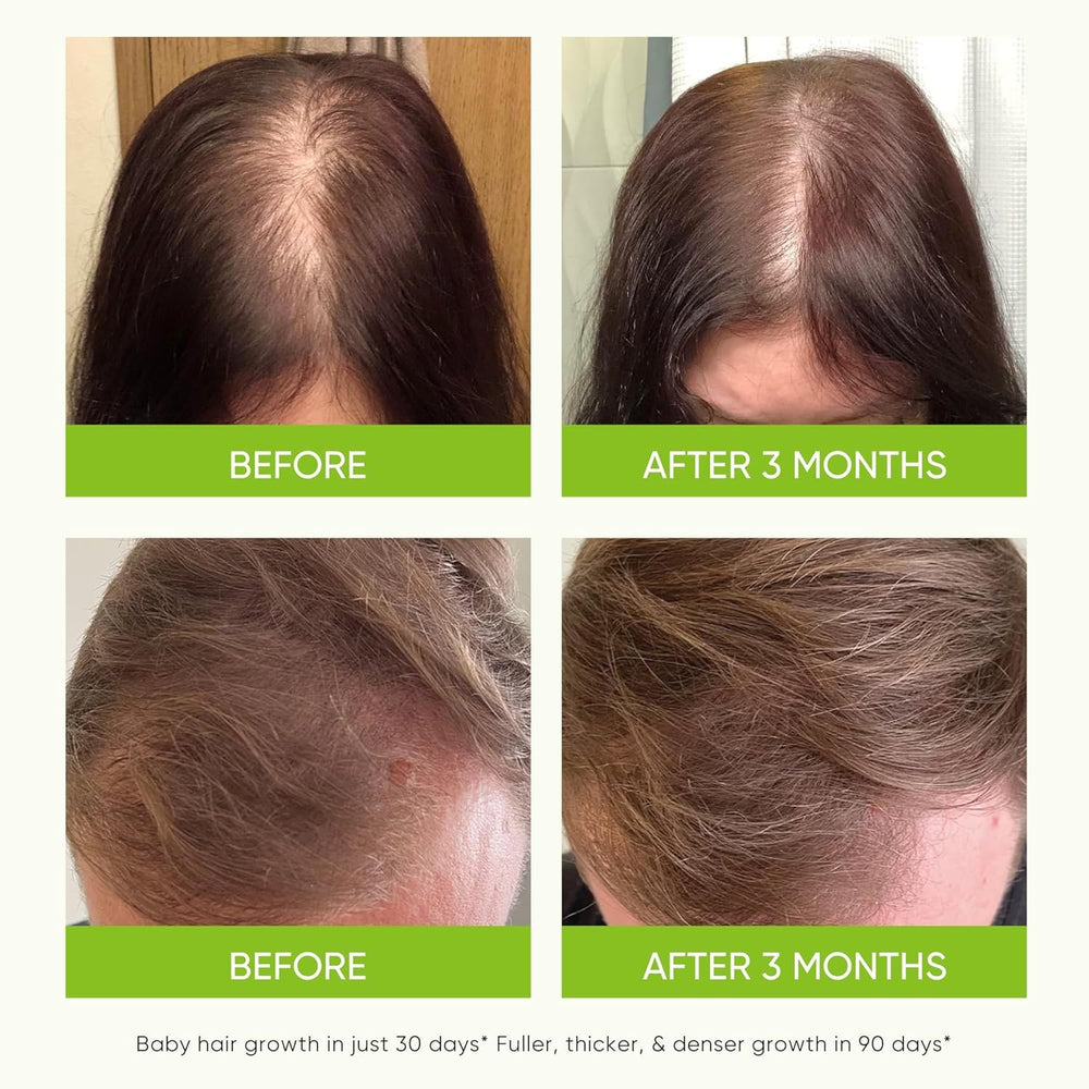 Svvimer lightweight formula on hair showing non-sticky, weightless feel.