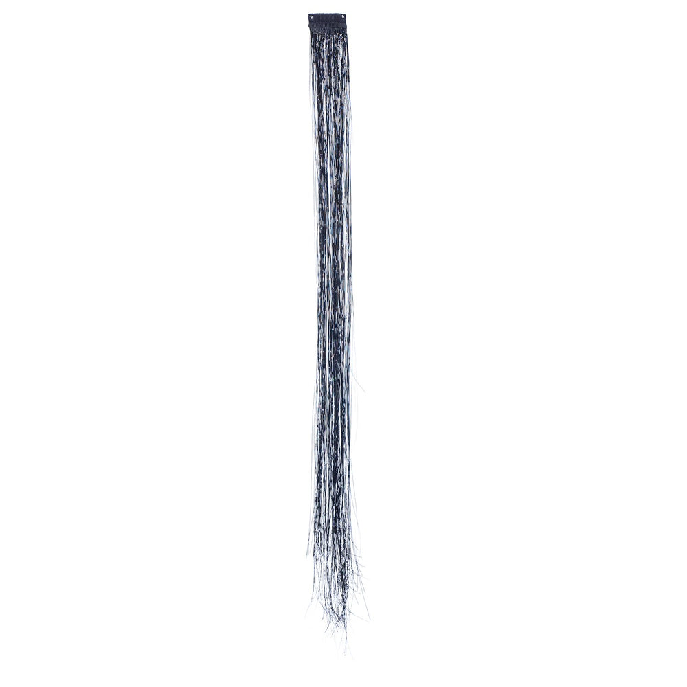 SWACC daily and party-ready hair with quick-blend tinsel extensions for easy color upgrades