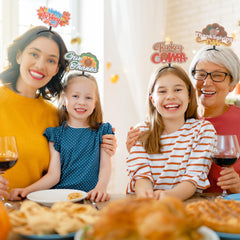 Swakuta turkey headband worn to show comfortable fit for all ages