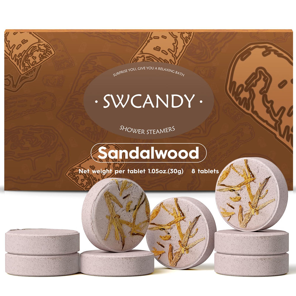 SWCANDY Shower Steamers gift box ready for spa-like relaxation at home.