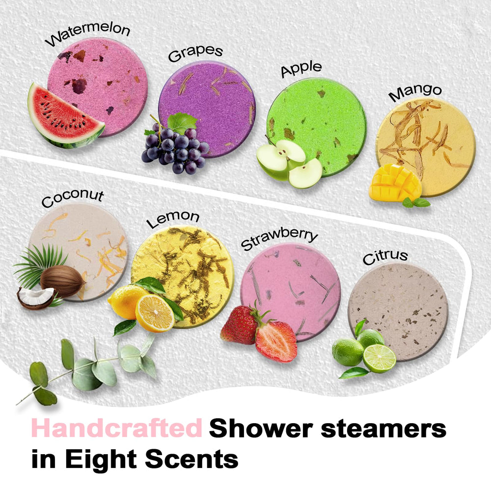 SWCANDY Shower Steamers fruity scents invite a refreshing shower aromatherapy ritual