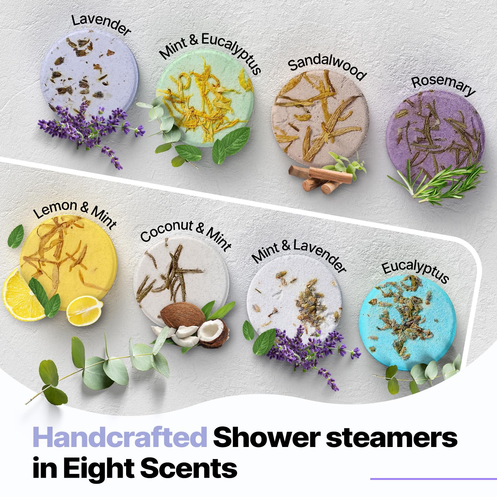 SWCANDY gift set image highlights eight-piece aromatherapy for stocking stuffers.