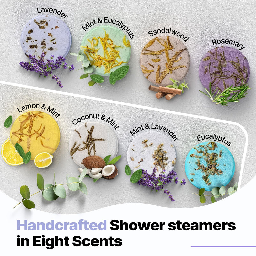 SWCANDY gift set image highlights eight-piece aromatherapy for stocking stuffers.