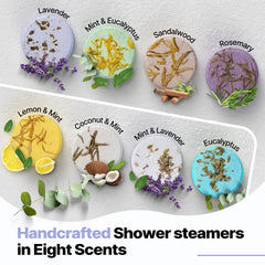 SWCANDY gift set image highlights eight-piece aromatherapy for stocking stuffers.