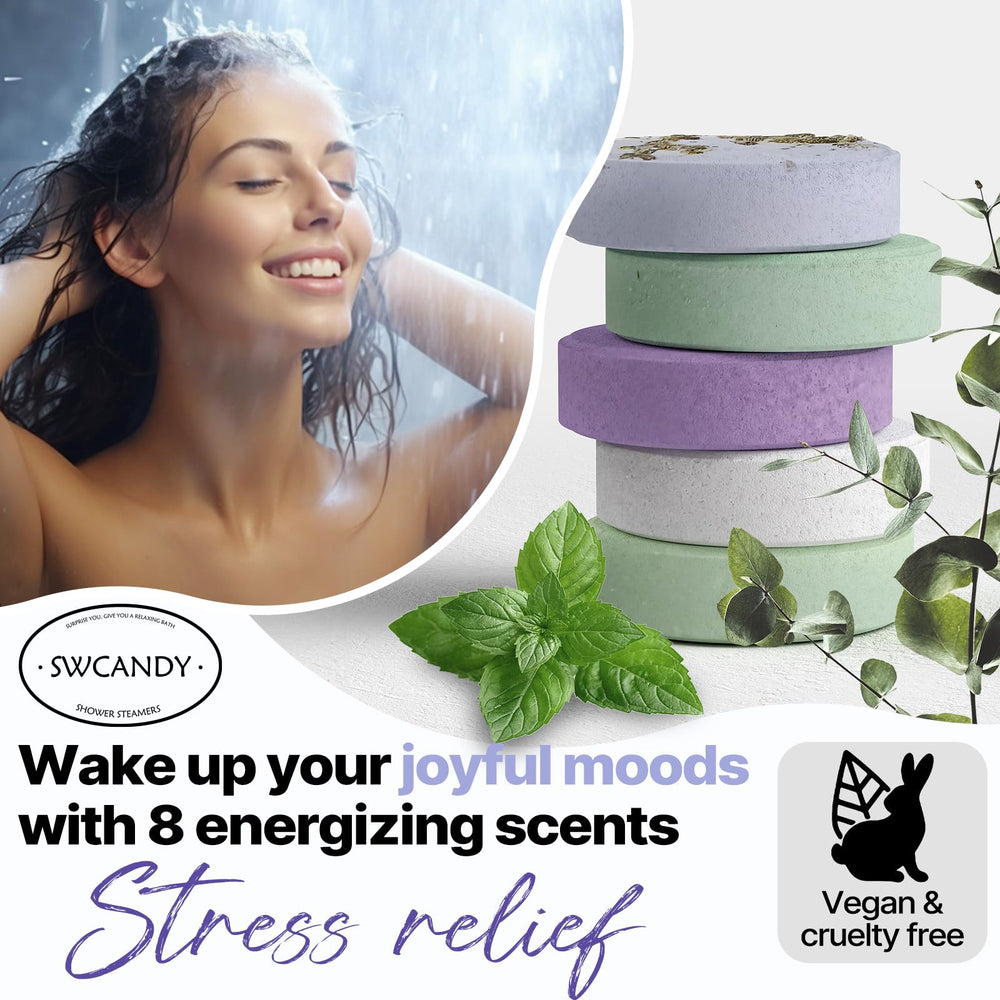 SWCANDY scent lineup displays eight scents for mood matching.