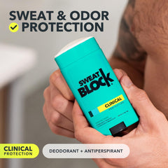 SweatBlock coastal fresh scent unisex pack keeps you confident all day.