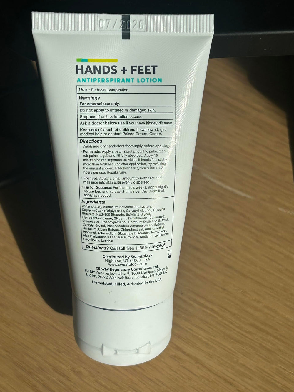 SweatBlock safe-skin ingredients support gentle daily use.