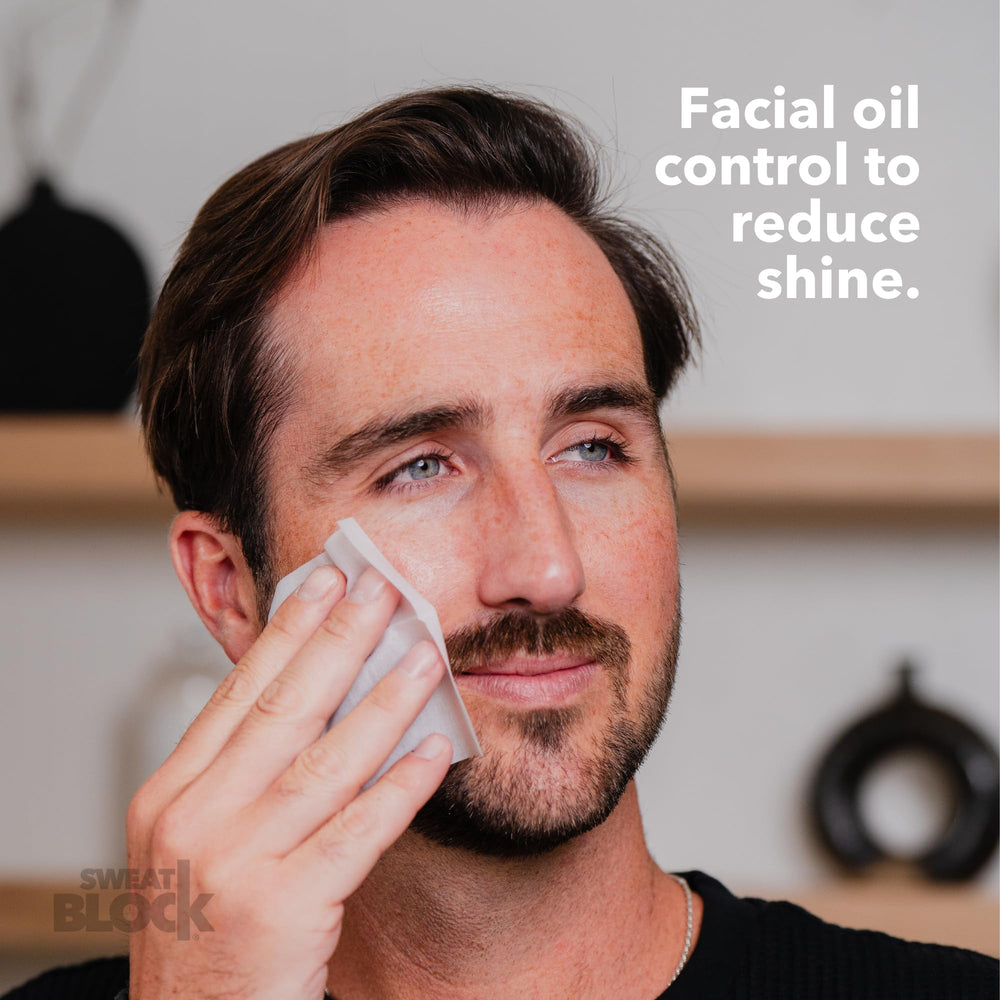 SweatBlock vitamin E ingredient close-up signals skin soothing potential