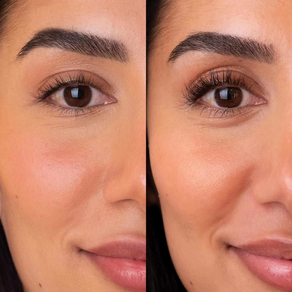 SWEED eyelash-growth-serum brow-use scene showing two-in-one lash and brow support