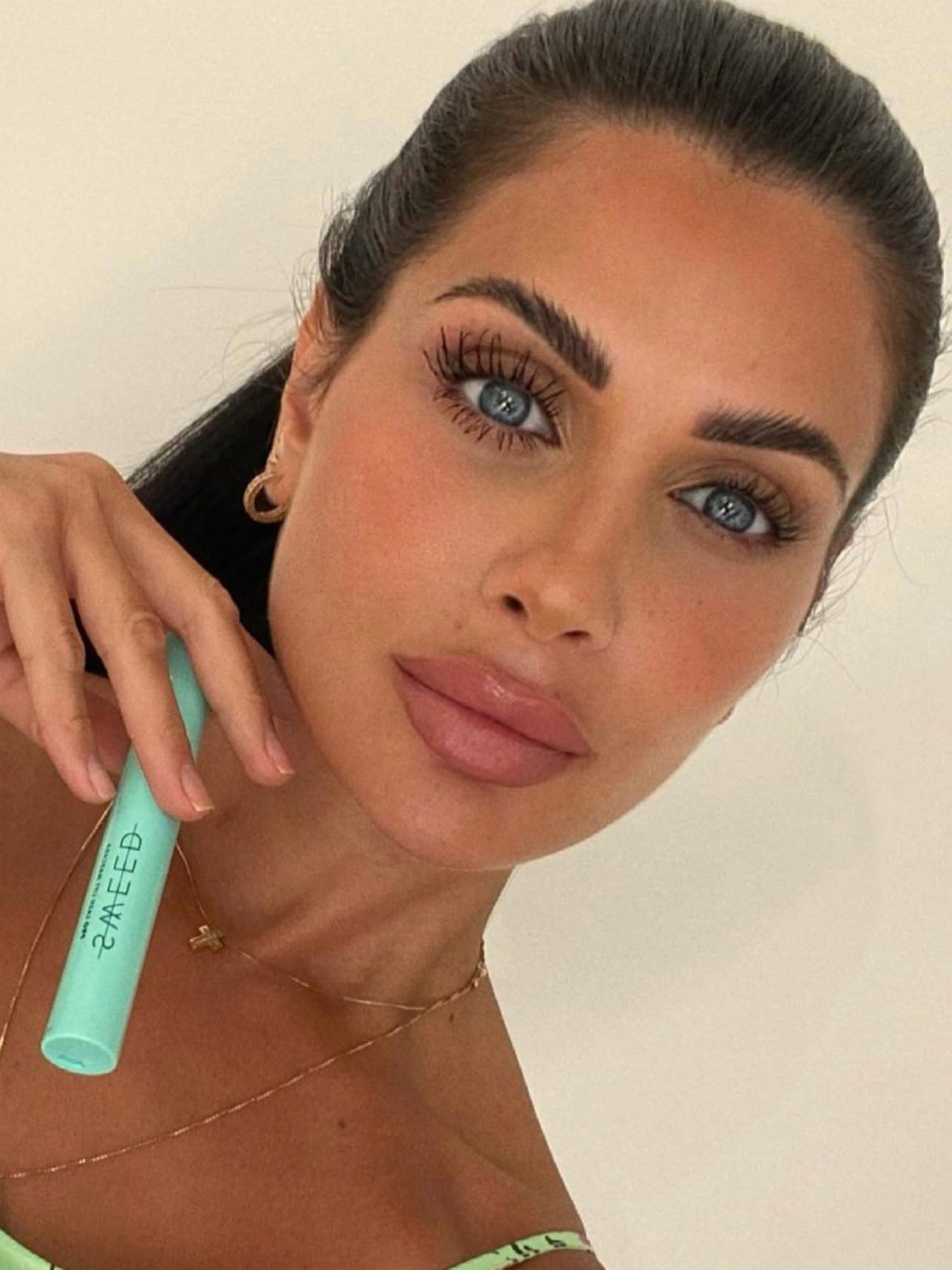 SWEED lash lift mascara bottle, vegan clean beauty for lightweight, flake-free performance