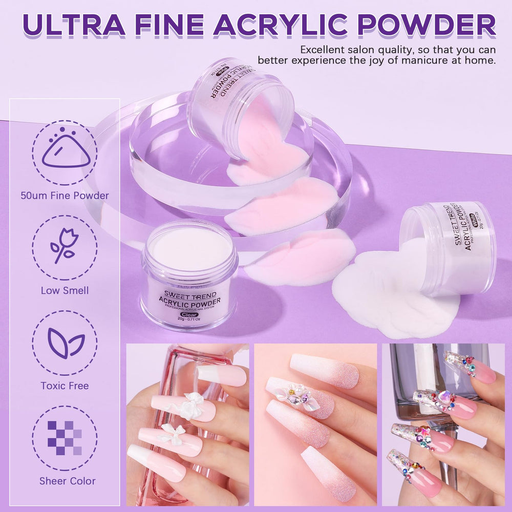 Sweet Trend acrylic liquid monomer for smooth, even application
