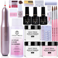 Sweet Trend acrylic nail kit powder 20g delivers smooth, even coverage for beginners.