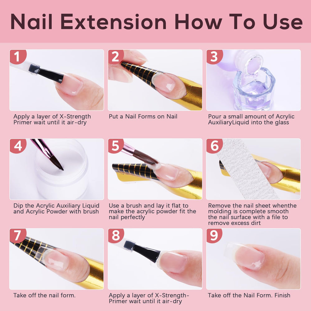 Sweet Trend professional kit accessories enable home or salon nail art