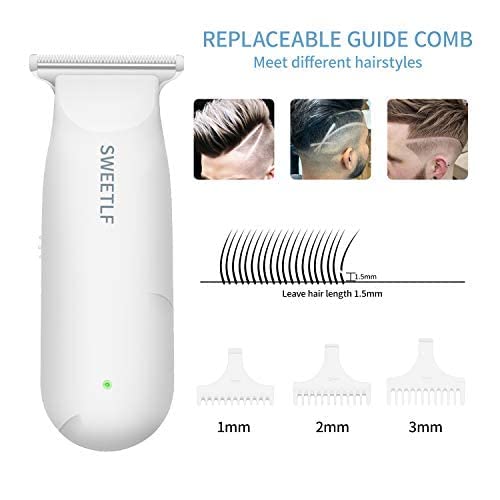 SweetLF Hair Clippers easy-clean blade rinse demonstrates simple maintenance.