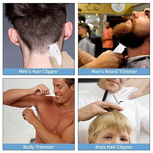 SweetLF Hair Clippers travel-ready kit in pouch ready for home or travel use.