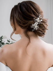 SWEETV silver branch design is bendable to shape with your hairstyle for flexible styling.