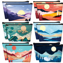 Sweetude Mountain makeup bag set packaging shows a durable, waterproof design for travel.