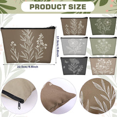 Sweetude vintage flowers makeup bag on dresser for quick touch-ups