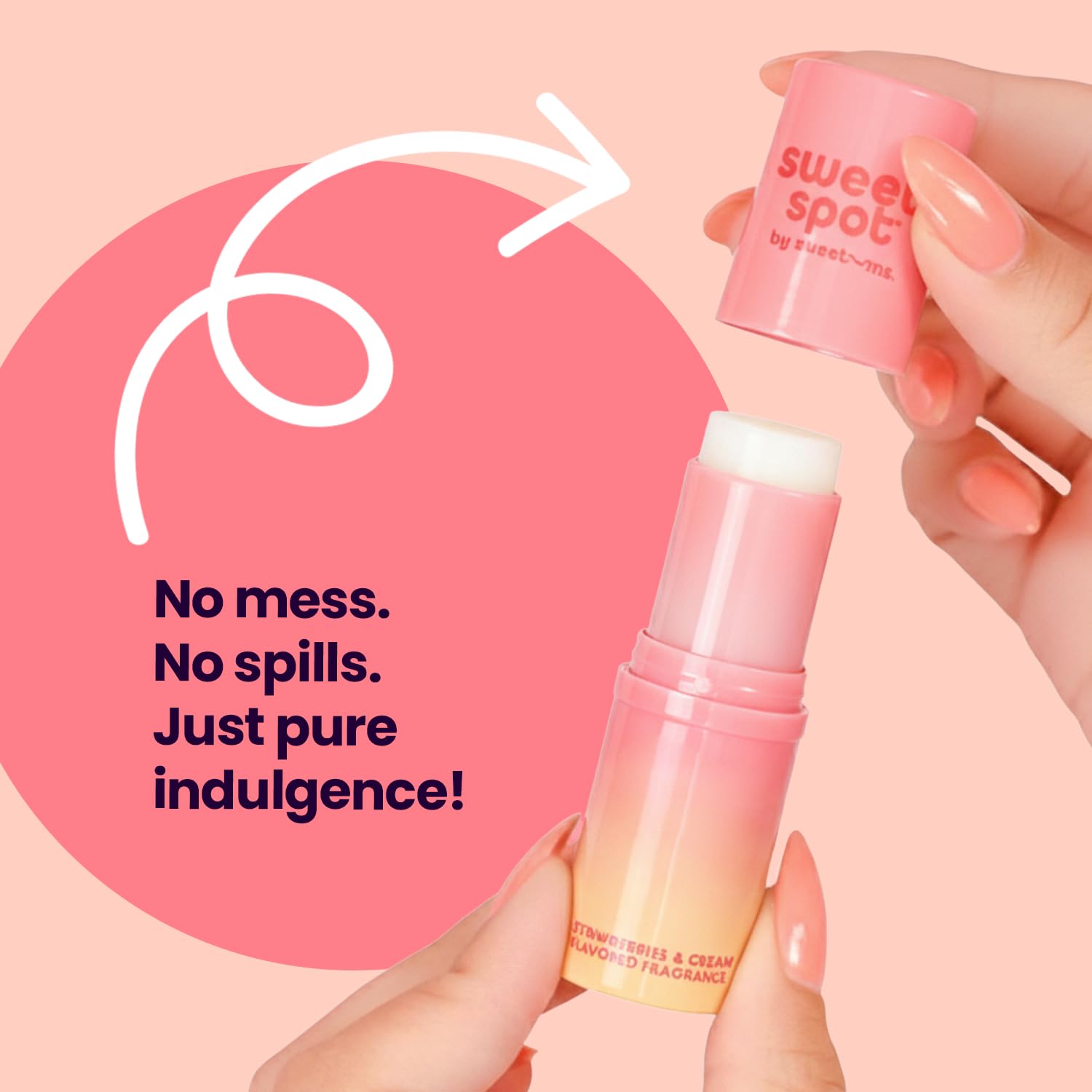 Sweetums SweetSpot compact size is purse-friendly and readily accessible.