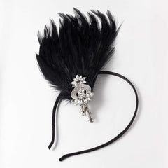 SWEETV flapper headband rhinestones add evening sparkle