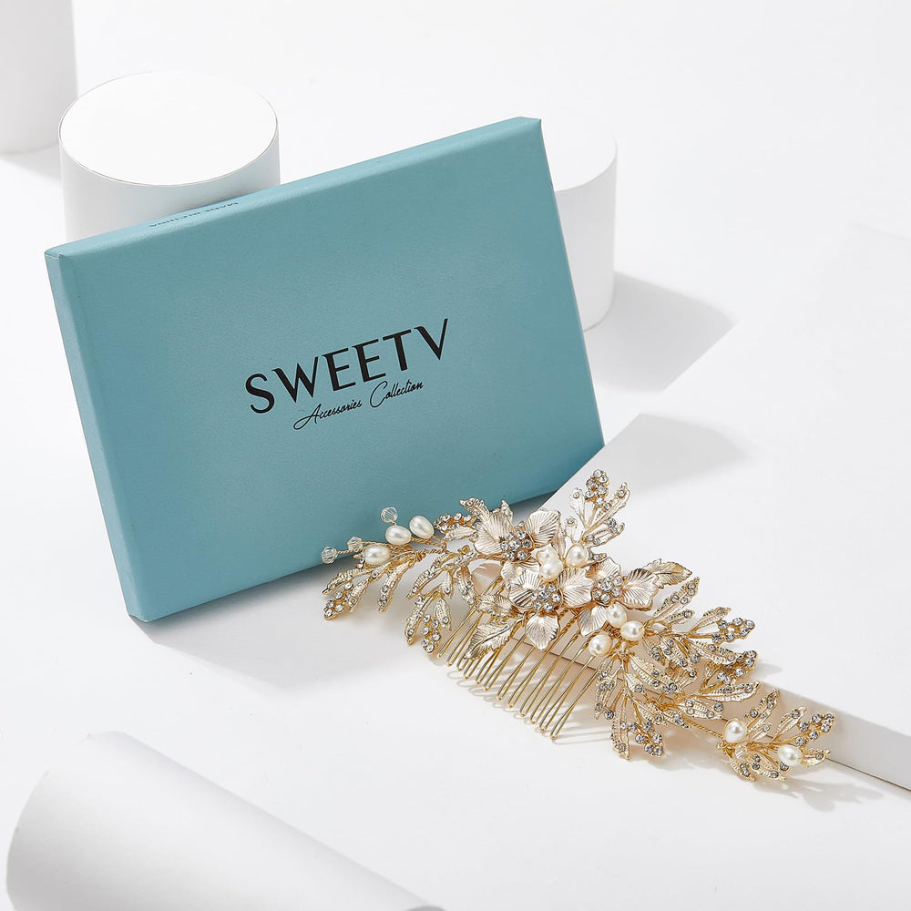SWEETV flexible branch hair comb lets you shape for a personalized fit.