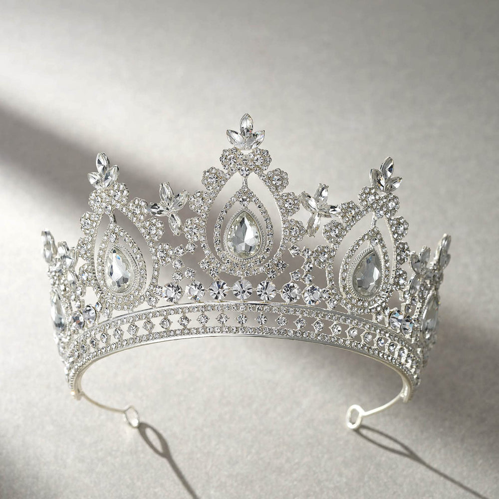 SWEETV tiara pin loops included to keep the headpiece in place.