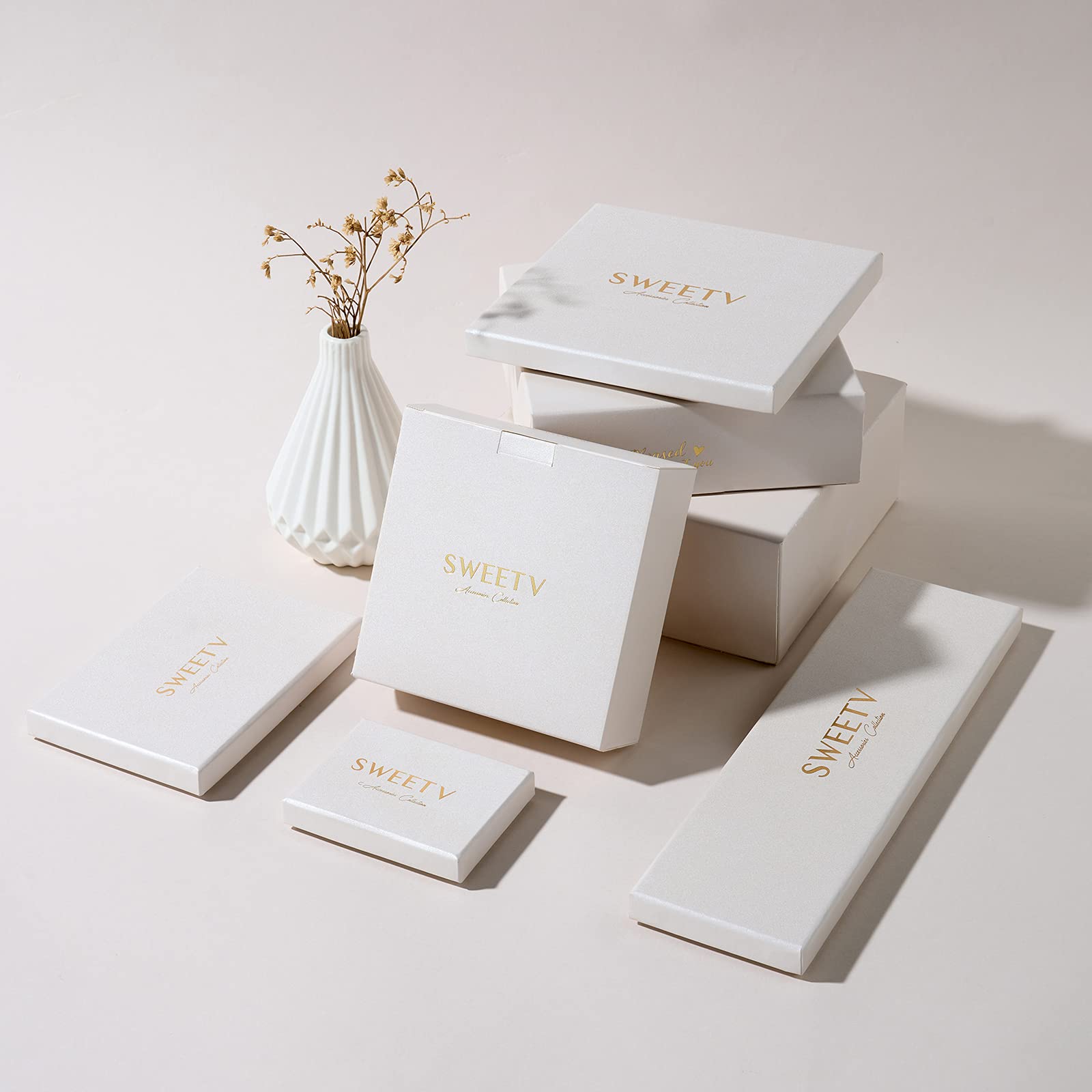 SWEETV sparkling headpiece enhances glamorous hairstyles with crystal shimmer.
