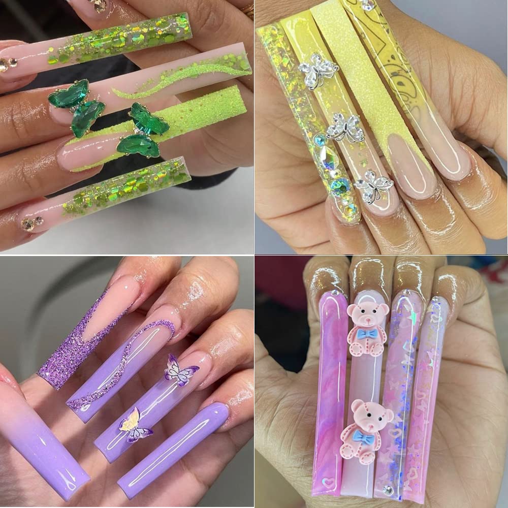 SWETIDY durable ABS nail tips—bends without marks for comfortable wear.